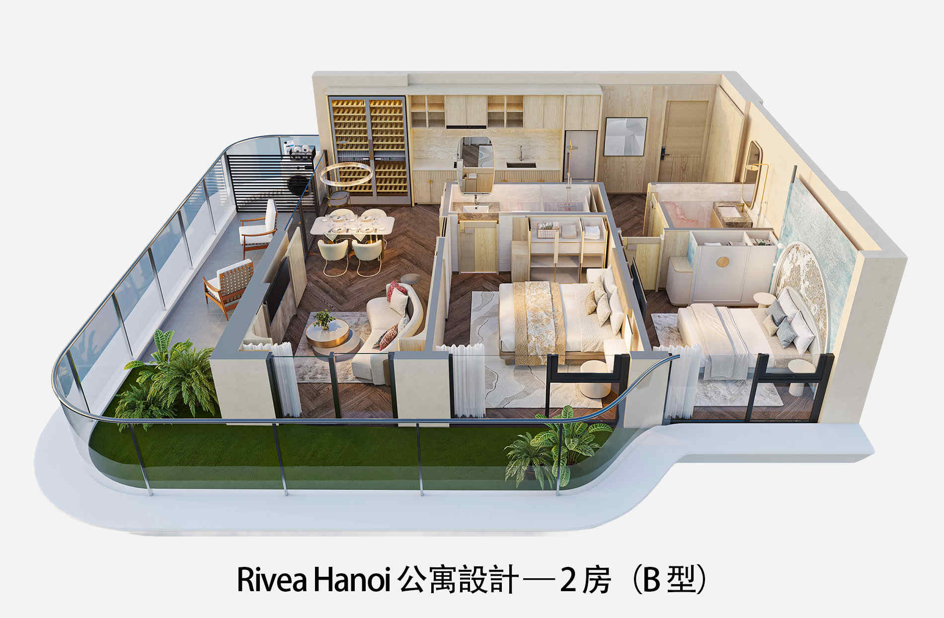 Rivea Hanoi 公寓設計